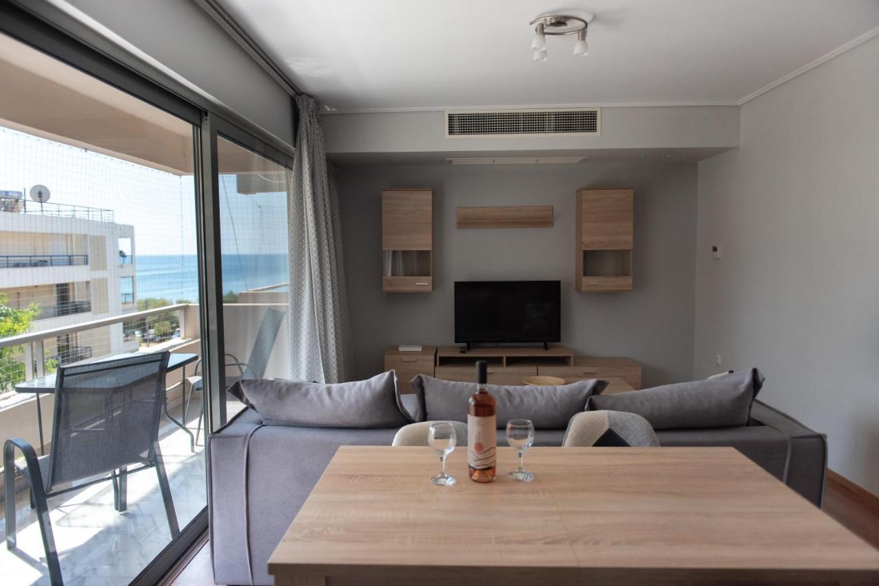 Sea View Apartment In Alimos Region Aten Exteriör bild